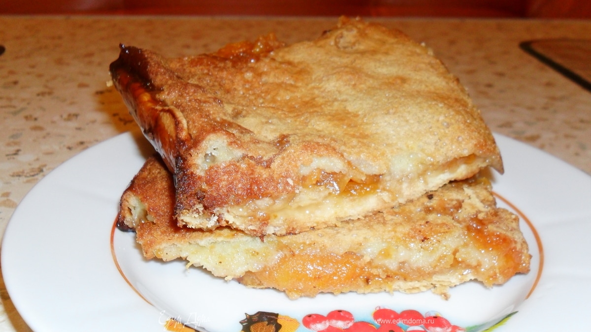 Пирог "Слойка с абрикосом"