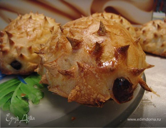 Булочки «Ежики» 