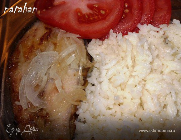 Горбуша жареная