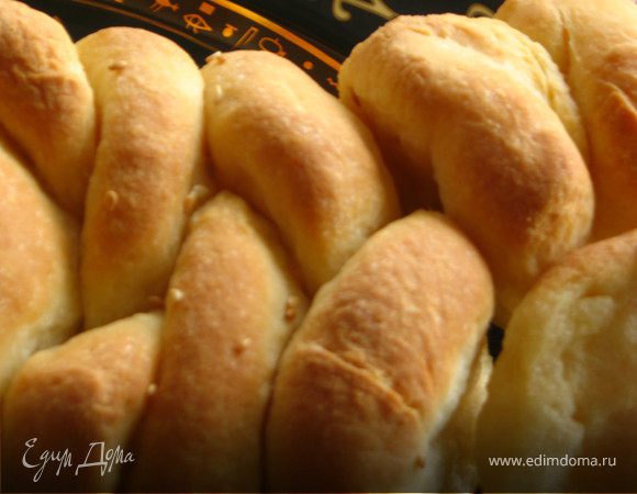 Сербский хлеб "Погачице" на топленом молоке Сербский хлеб "Погачице" на топленом молоке