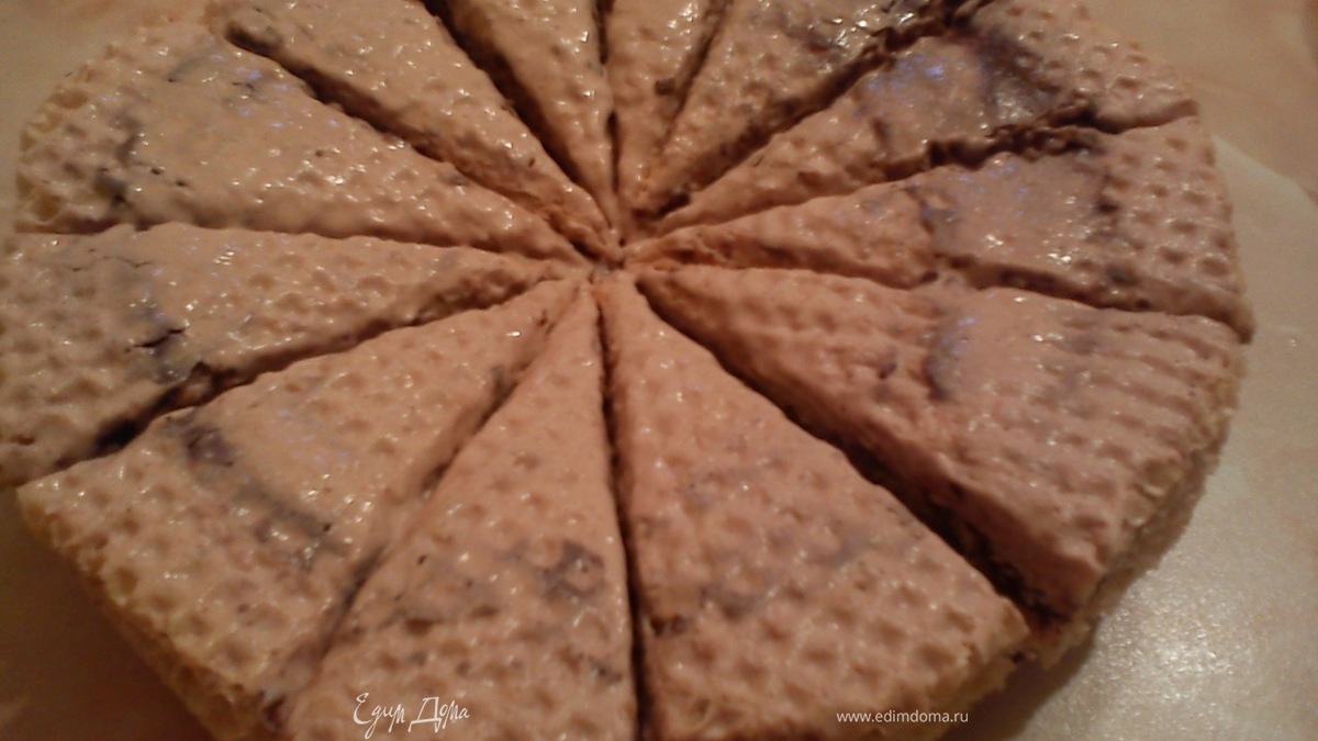 Вафельный торт "Прощай талия"