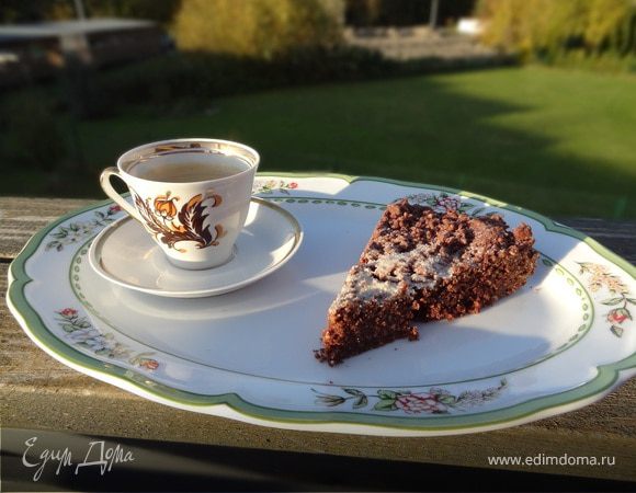 Шоколадно-миндальный пирог Шоколадно-миндальный пирог