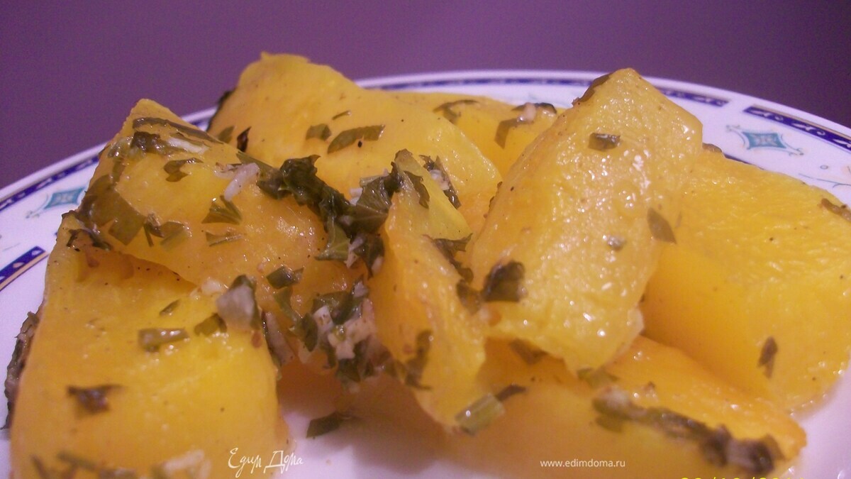 Тыква запеченная в духовке