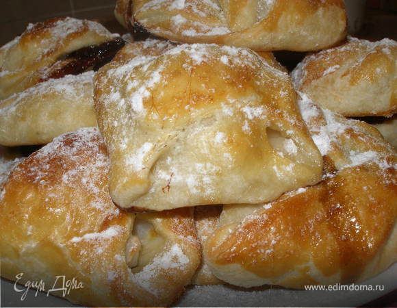 Слоенные конвертики"Вкусняшечка"(с тримя видами начинки) 