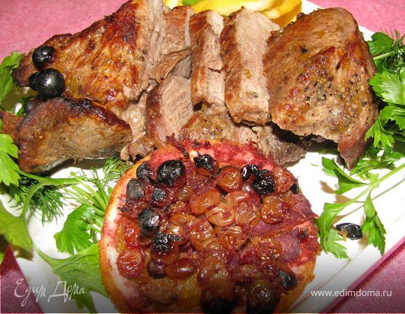 Свинина "Глинтвейн" с апельсинами Свинина "Глинтвейн" с апельсинами