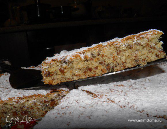 Ореховый пирог к утреннему чаю Ореховый пирог к утреннему чаю