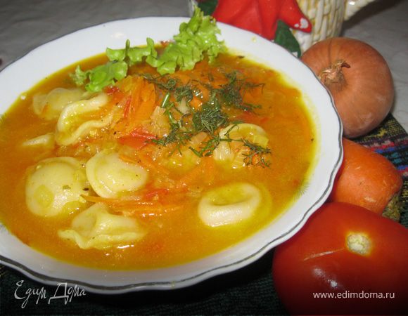 Пельмешки в соусе.