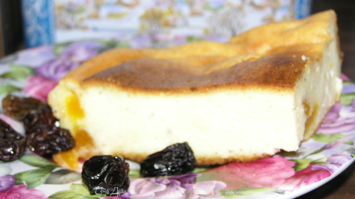 Творожная запеканка со сливками