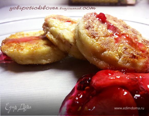 Ванильные сырники с хурмой Ванильные сырники с хурмой