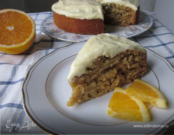 Тыквенный пирог со специями под цитрусовым кремом (Orange and Spice Pumpkin Cake) Тыквенный пирог со специями под цитрусовым кремом (Orange and Spice Pumpkin Cake)