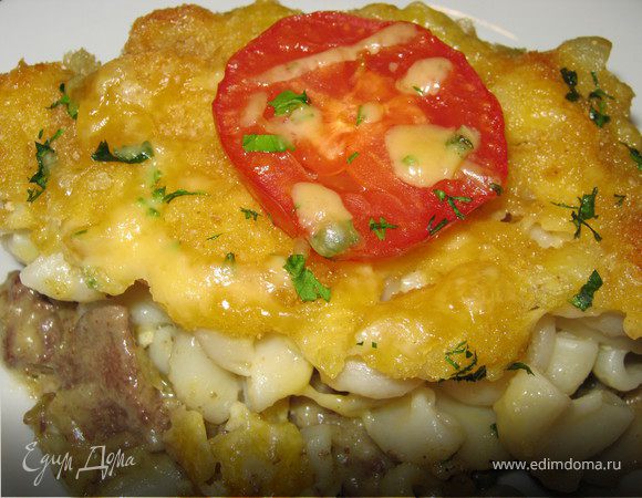 Осенняя запеканка с печенью. Осенняя запеканка с печенью.