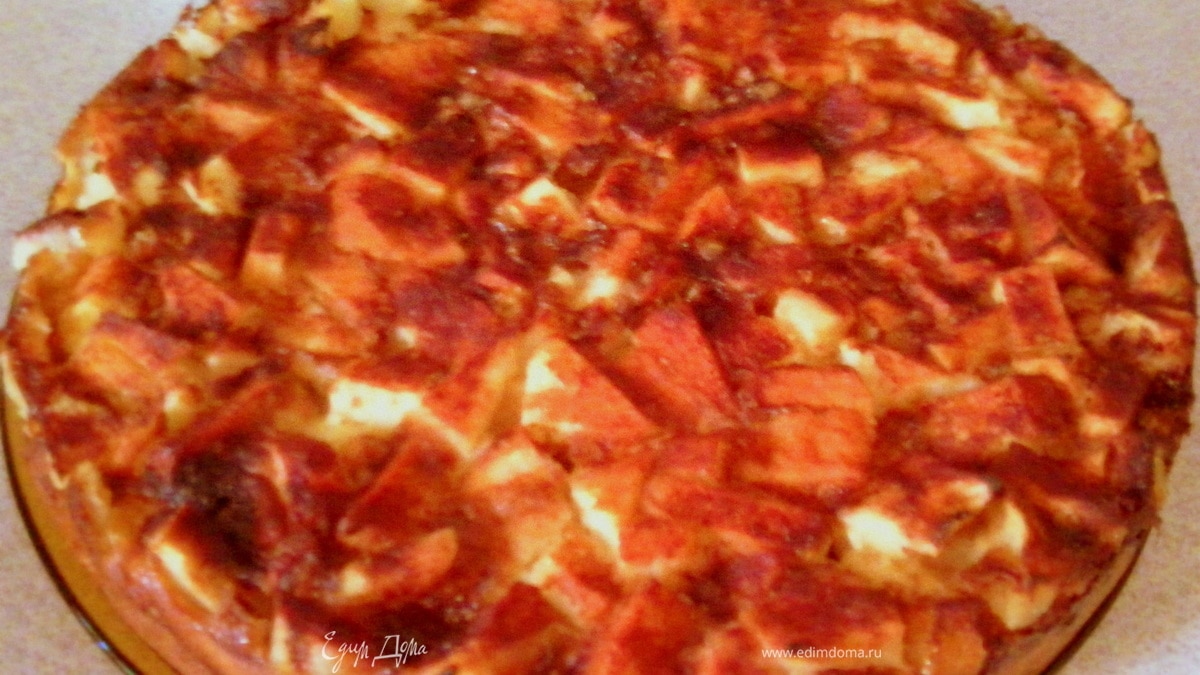 Лёгкий яблочный пирог