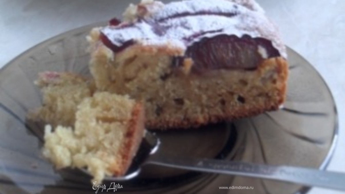 Сливовый пирог с хересом.