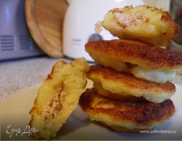 Деруны с мясом ( мои любимые) 