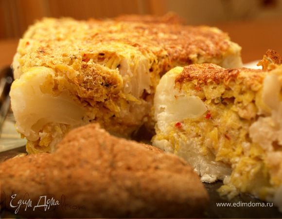 Запеканка-суфле из Тыквы с Цветной Капустой Запеканка-суфле из Тыквы с Цветной Капустой