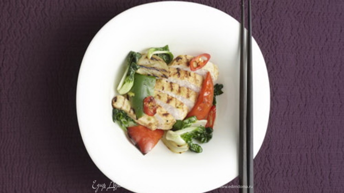 Цыпленок с лаймом и специями