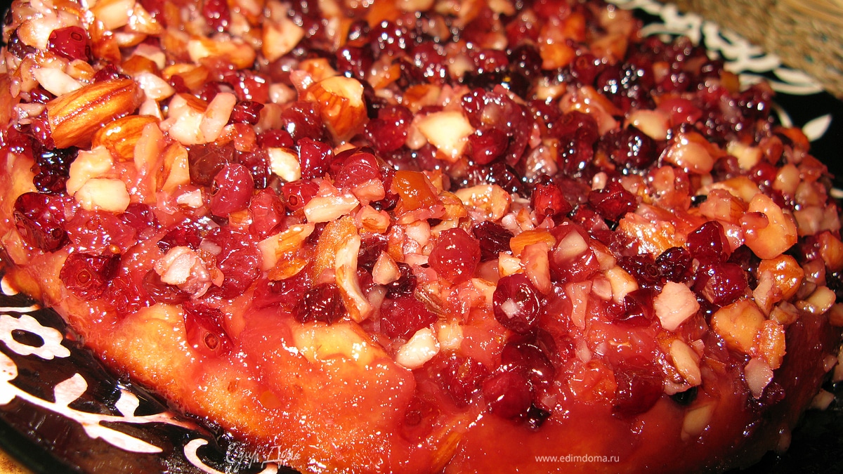 Пирог с клюквой "Осенний сюрприз"