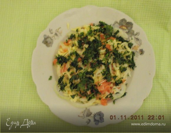 Мой вечерний салат