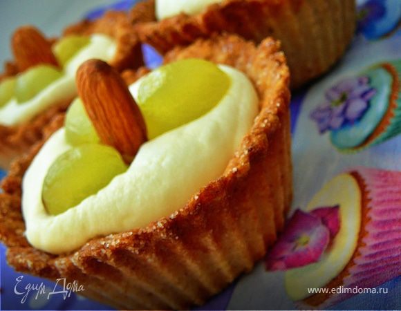 Тарталетки с творожным кремом
