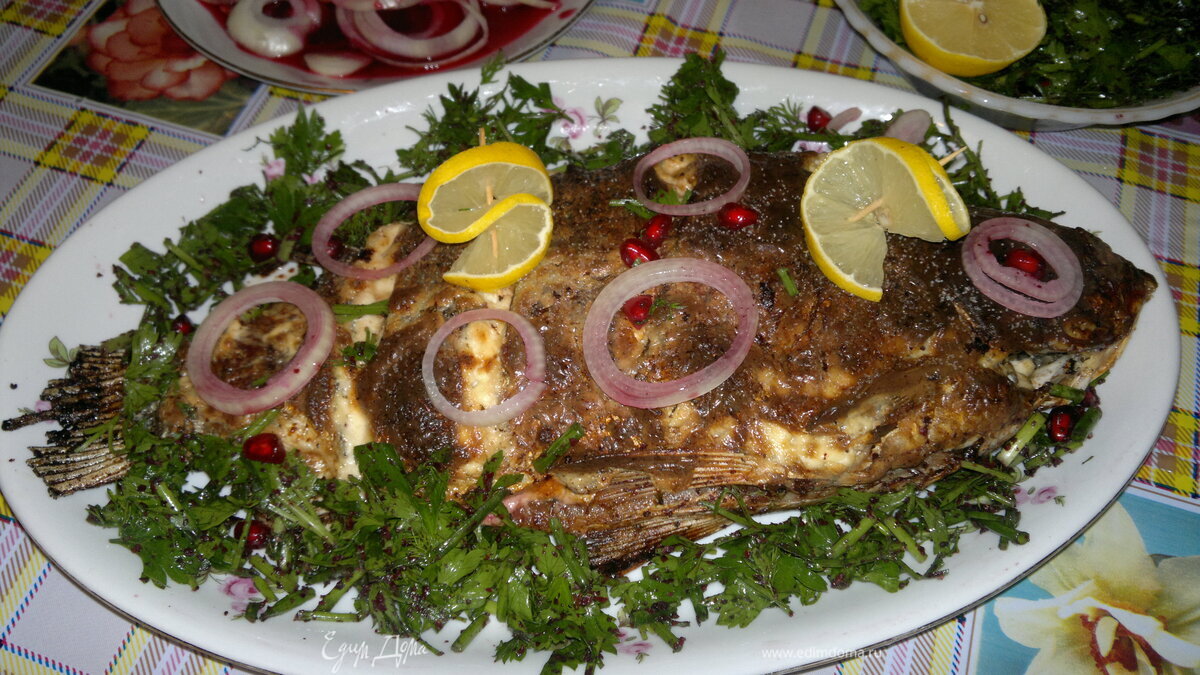 Рыба Карп с уникальной начинкой