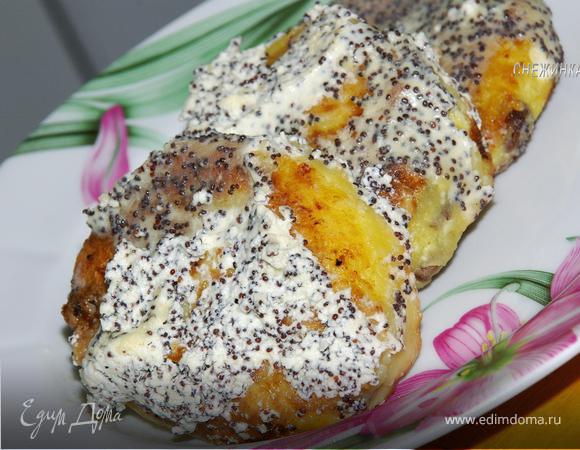 Сырники с изюмом и маковым соусом по-белорусски Сырники с изюмом и маковым соусом по-белорусски