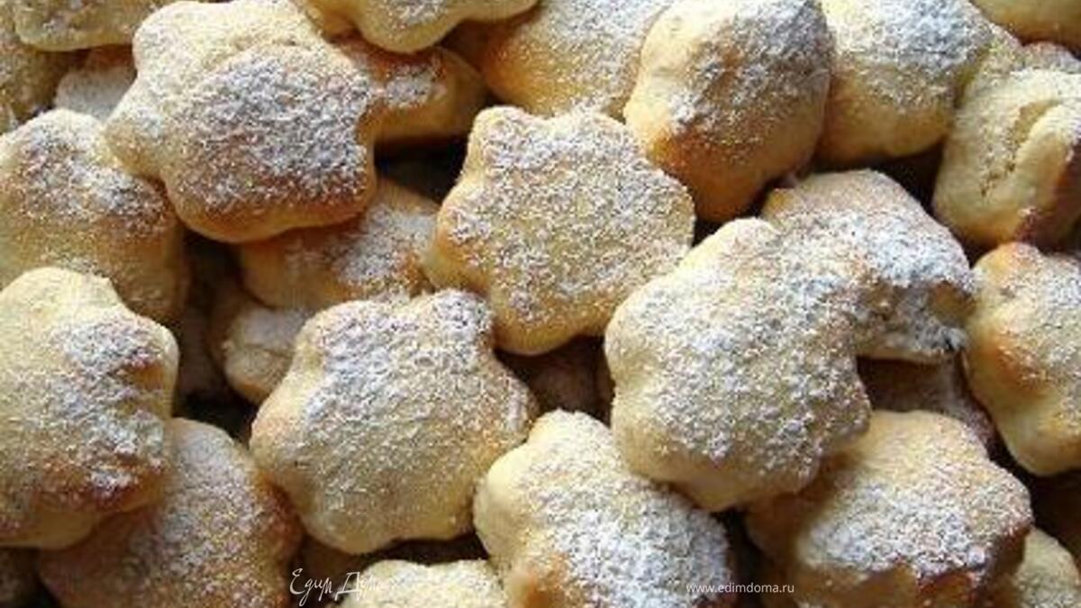 Песочное ванильное печенье.