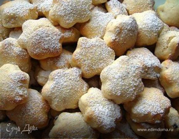 Песочное ванильное печенье.