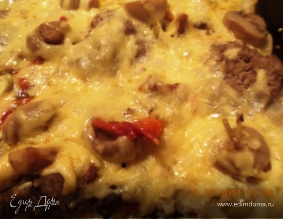 Пицца " остатки сладки"