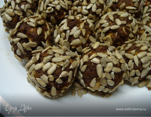 Шарики-пироженки с сухофруктами и семечками