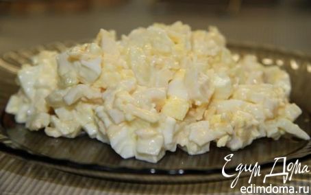 Рецепт Салат с кальмарами