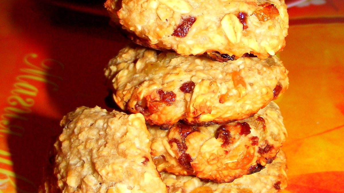 Очень полезные овсяные печенья