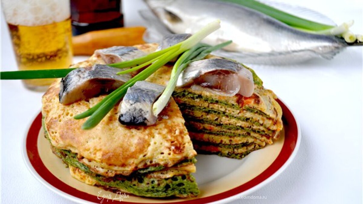 Разноцветный блинник.