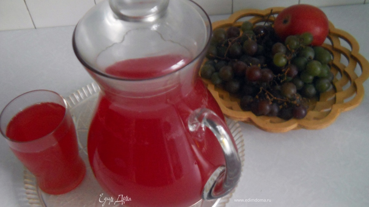 Напиток и сок из калины (или других ягод)