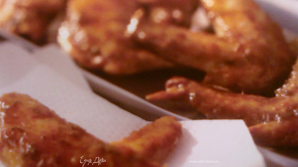 Соевые куриные крылышки