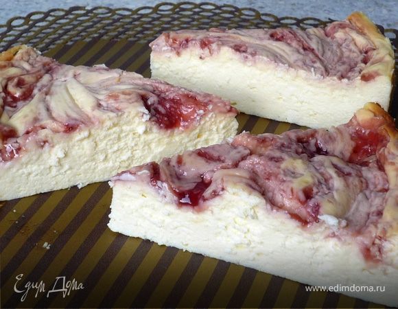 Мраморный чизкейк без основы Мраморный чизкейк без основы