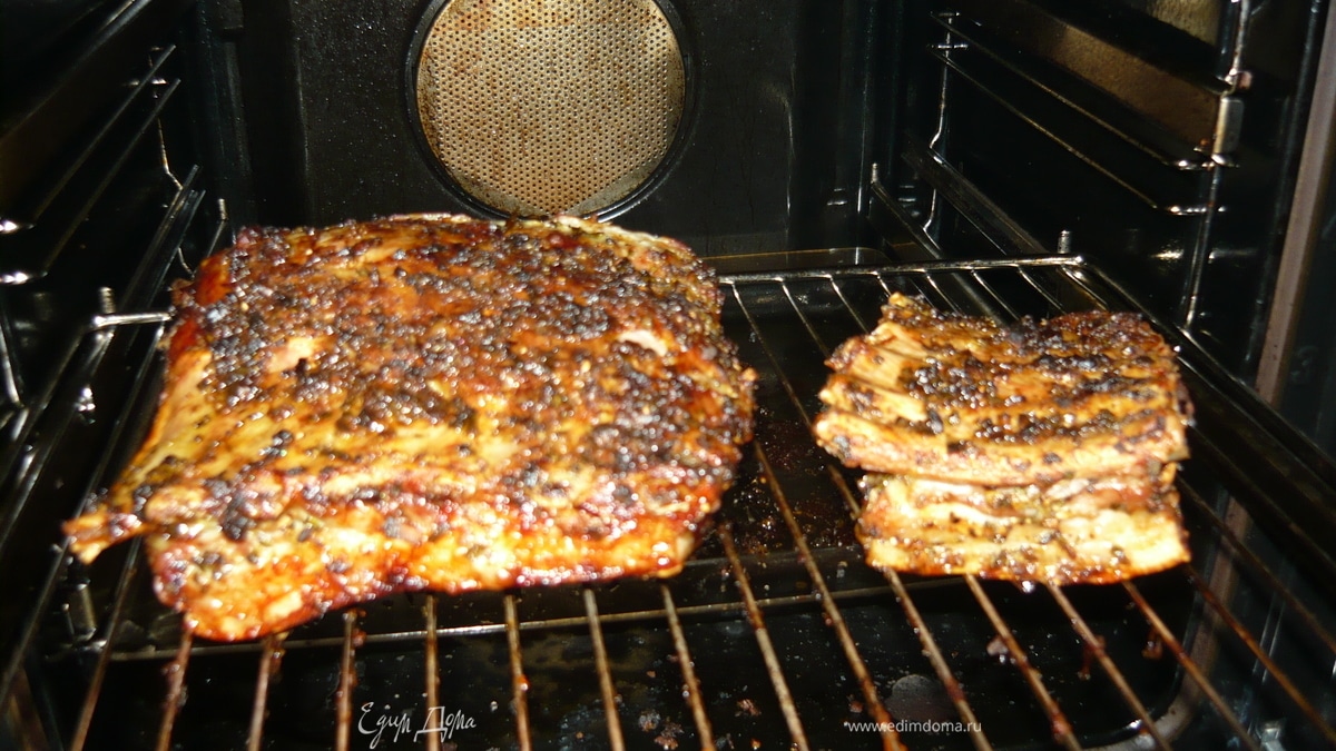 Свиные ребрышки "Вспоминая лето"