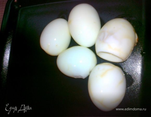 Яйца с ароматом чая Яйца с ароматом чая