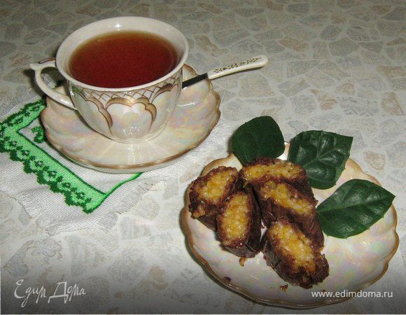 Шоколадный ролл с апельсиновым ризотто Шоколадный ролл с апельсиновым ризотто