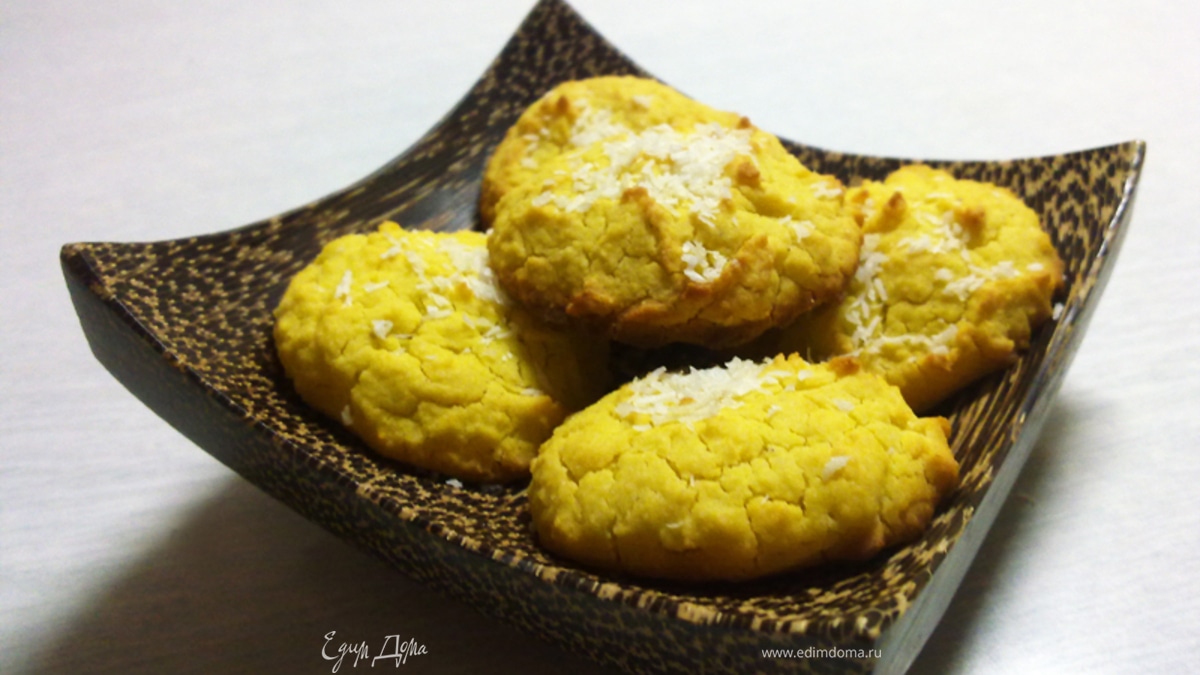 Кокосовое печенье из рисовой муки