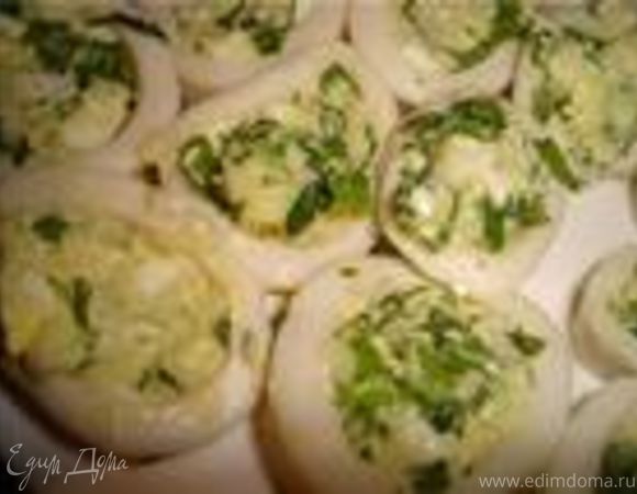 Фаршированные кальмары Фаршированные кальмары