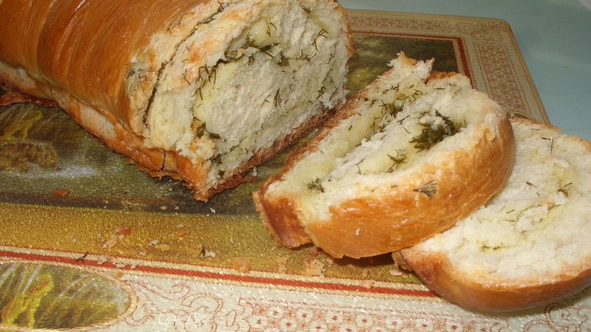 Ароматный хлеб с чесночным маслом