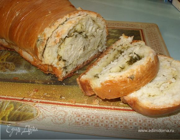 Ароматный хлеб с чесночным маслом