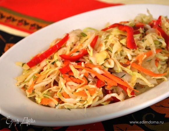 Салат с капустой "Пестренький"