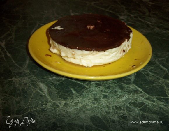 Сметанно-шоколадное желе