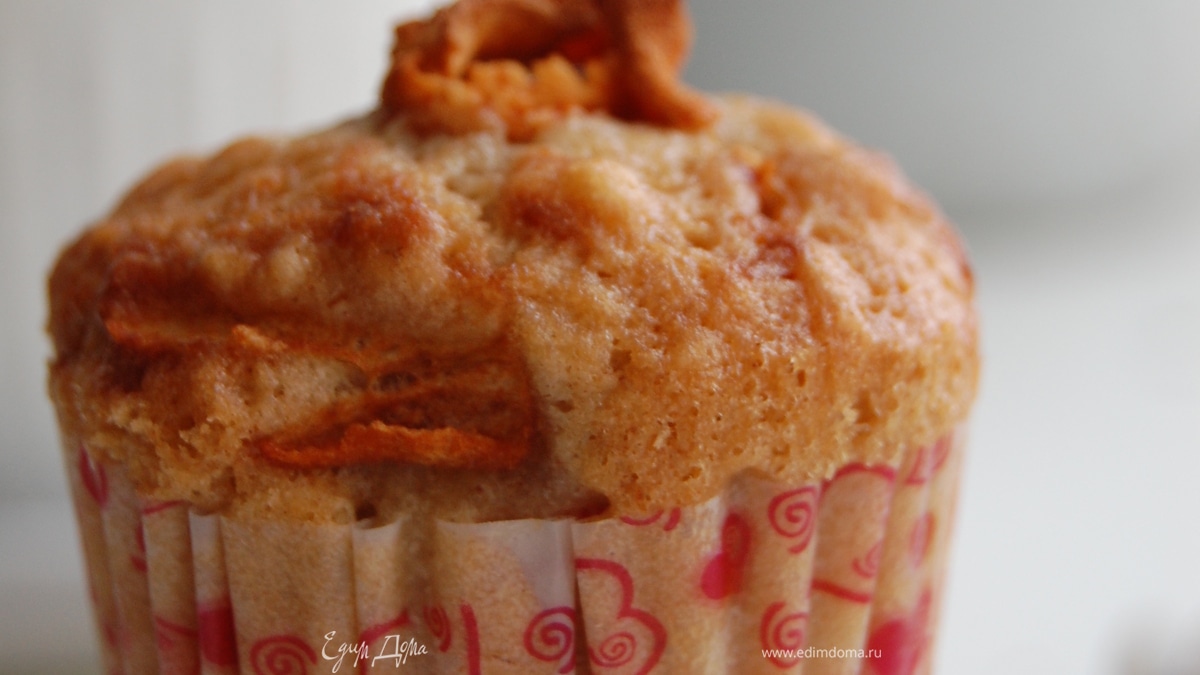 кексы с яблоками