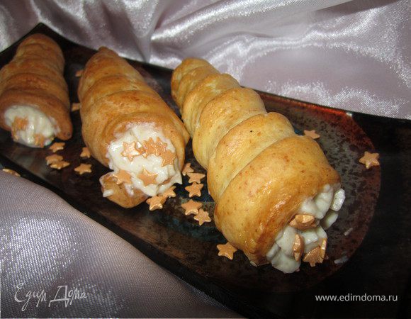 Трубочки с ореховым кремом