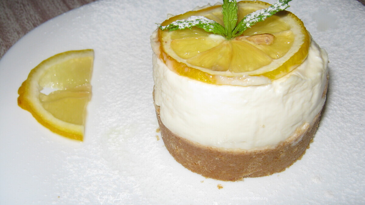 Лимонный чизкейк