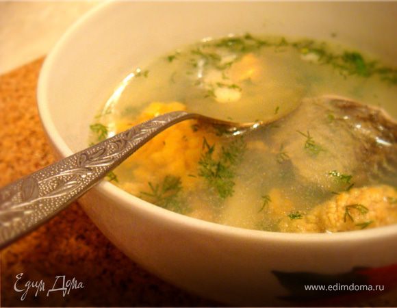 Уха из карасей с ароматной заправкой Уха из карасей с ароматной заправкой