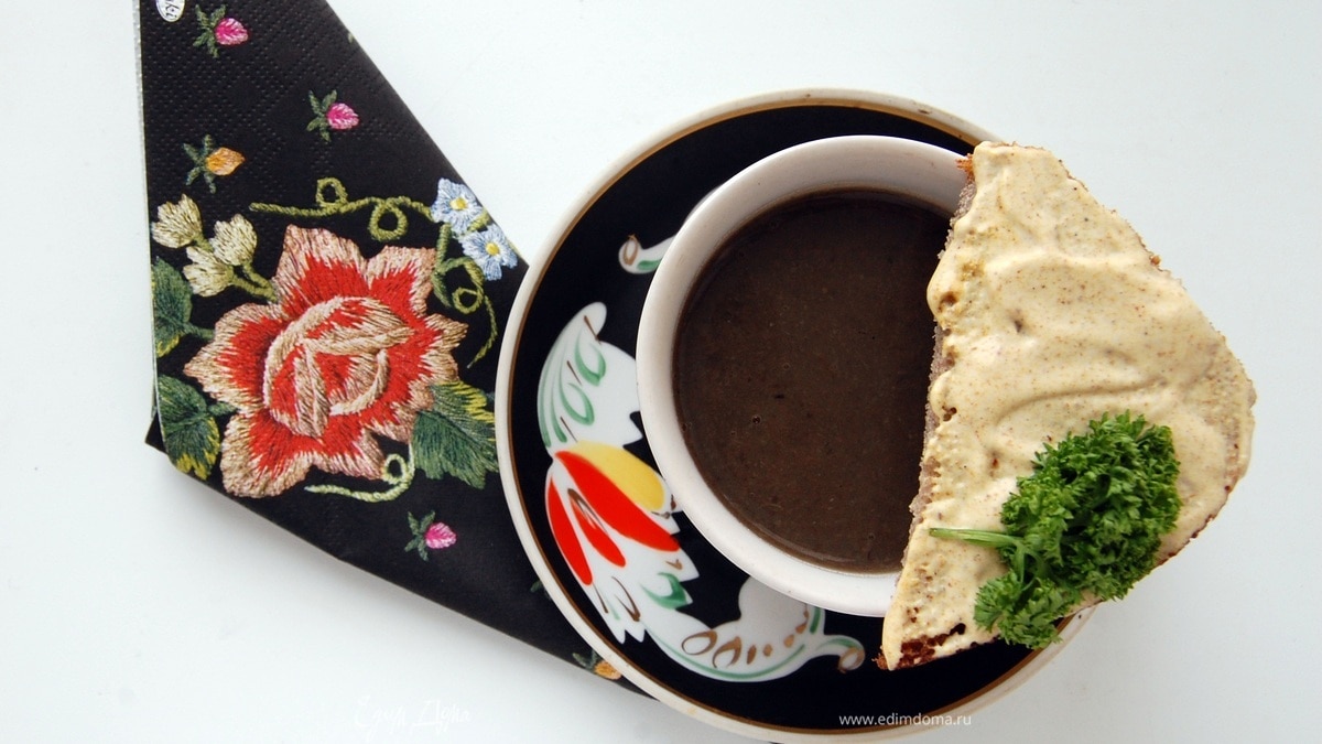 Грибной суп-пюре