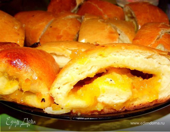 Нежный рулет с джемом Нежный рулет с джемом